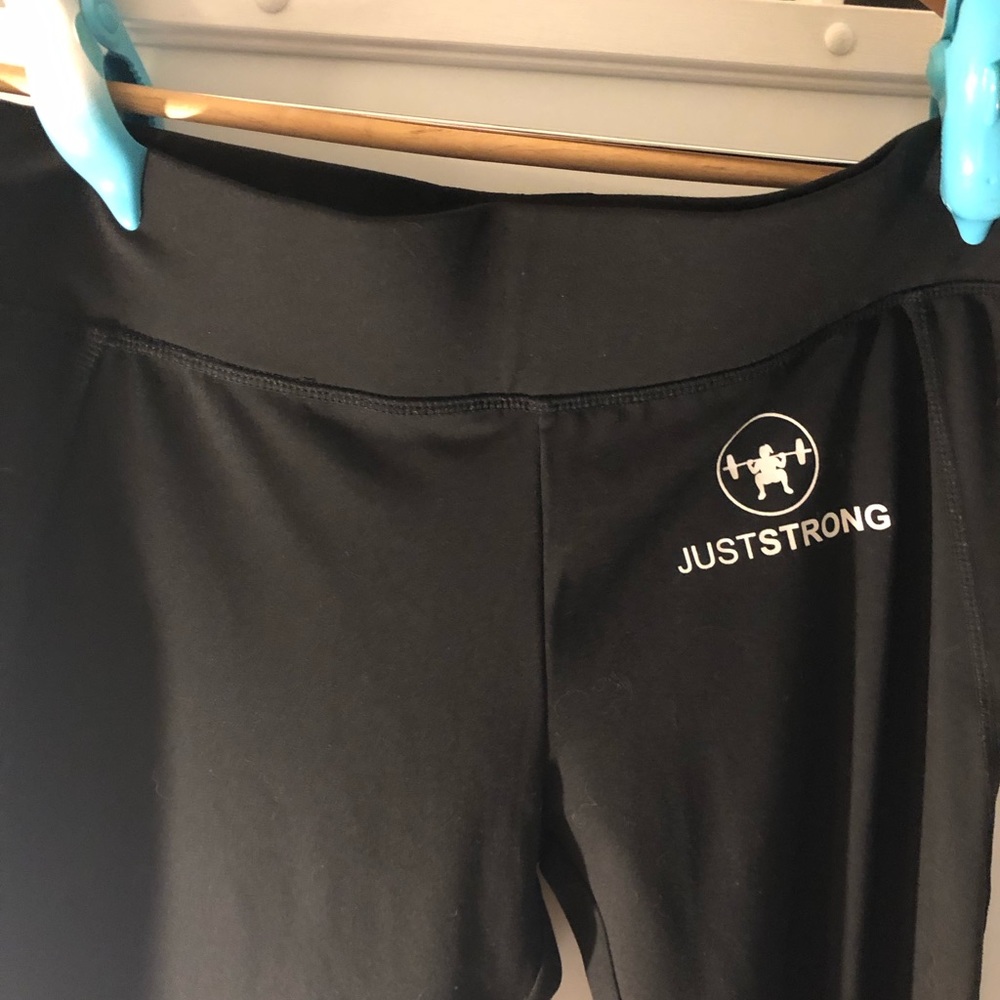 BNWOT Just Strong Leggings XL 29 inseam